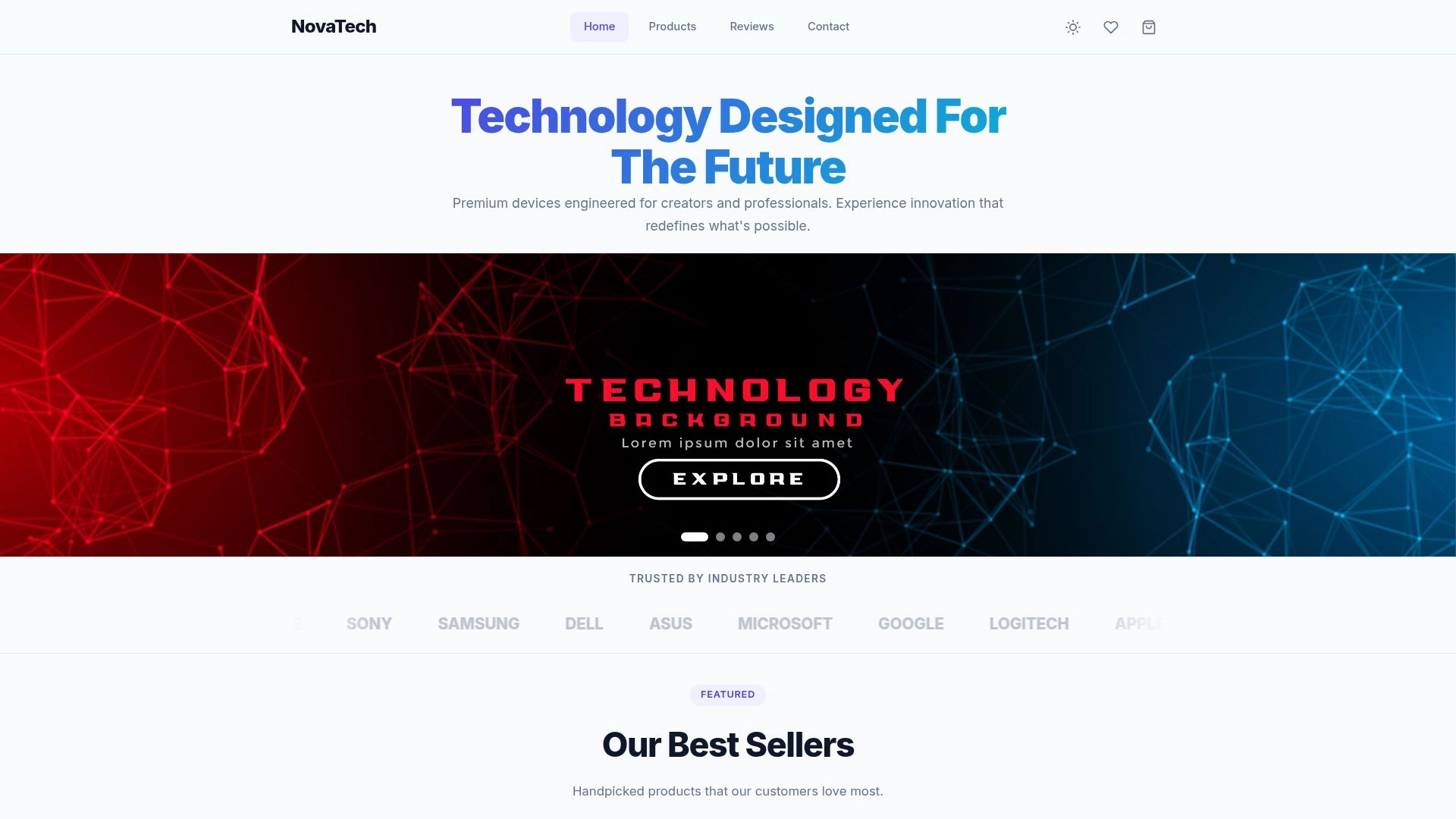 NovaTech Store Preview